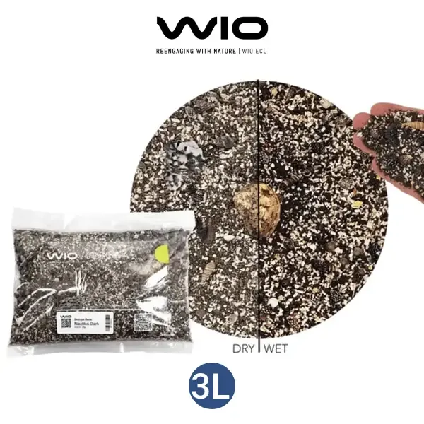 WIO Nautilus Dark Biotope Bed Mix 3 litros